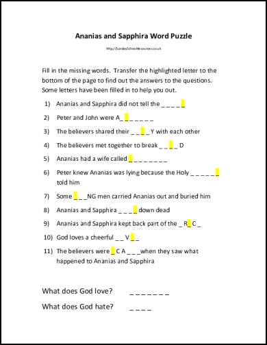 Bible Worksheet - ananias-sapphira-puzzle.pdf