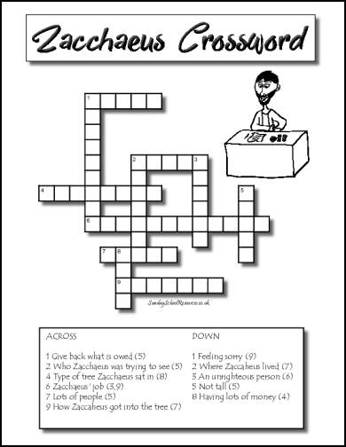 Bible Worksheet - zacchaeus-crossword.pdf